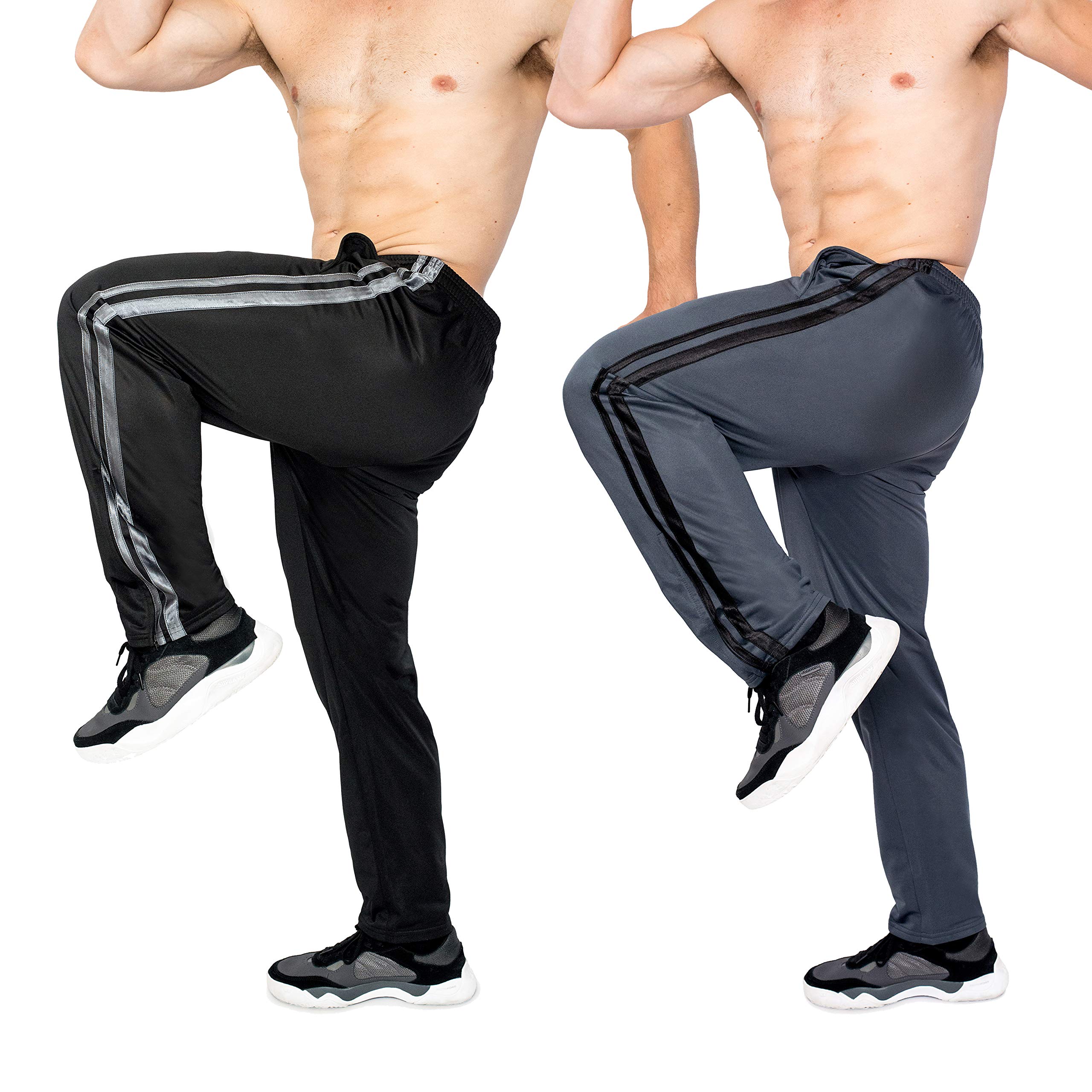 Brooklyn-Jax2-Pack Men's Track Pants, Active wear for Sports Activities