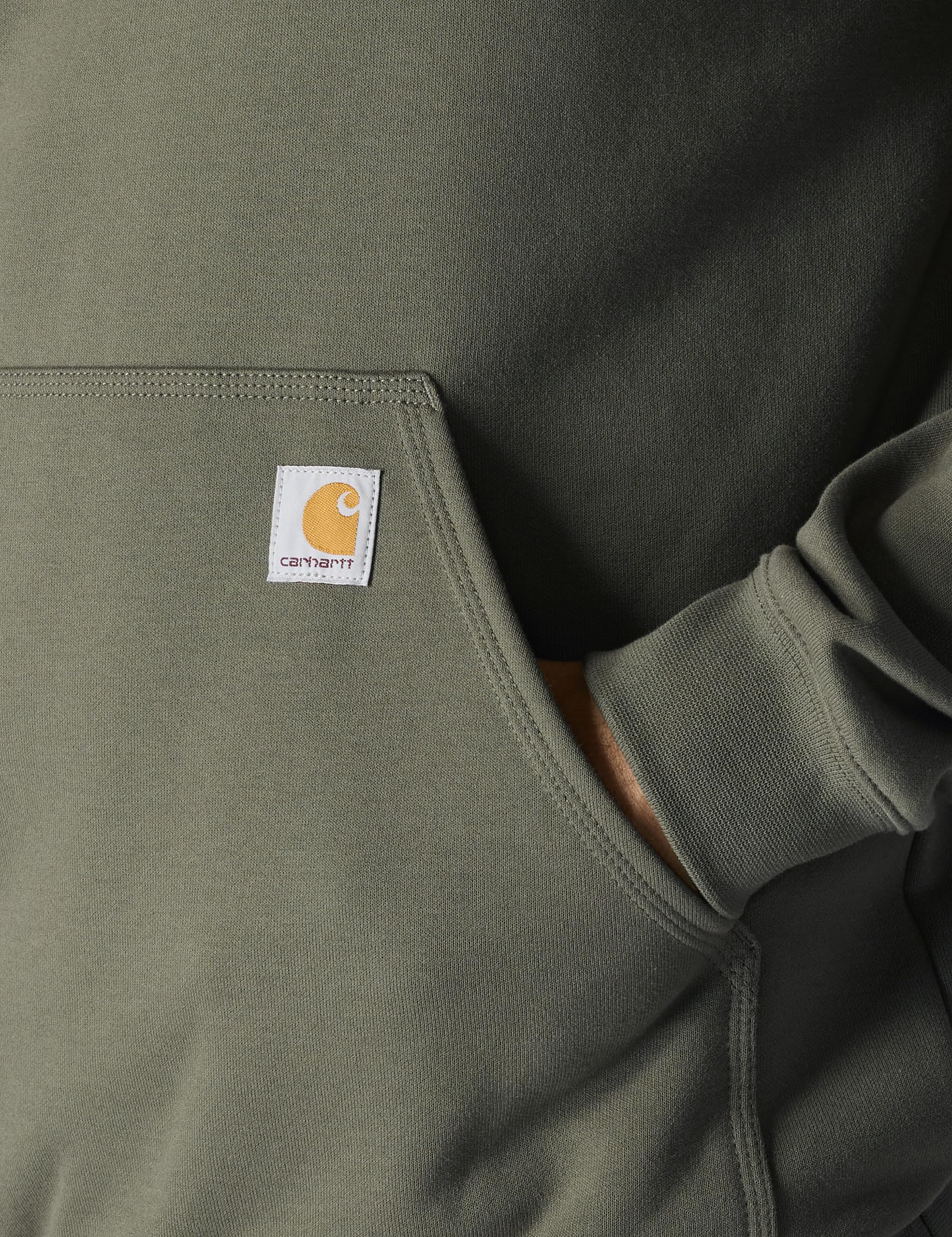 Carhartt Midweight Sleeve Logo Hooded Sweatshirt Camisa para Hombre
