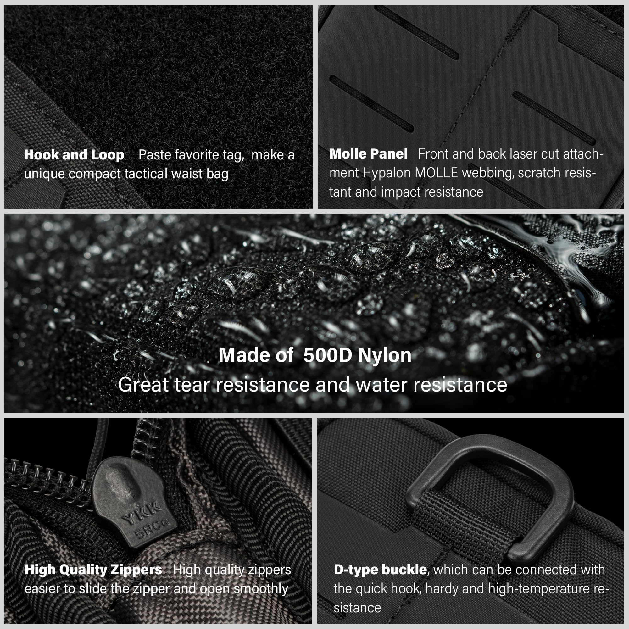 TACTICAL GEEK Block E3.0 EDC Compact Waist Pocket Pouch, Men EDC Pouch Organizer - Image 4