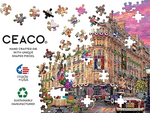 Miniatura 6 de Ceaco - David Maclean - Cities - Bonjour Paris - Rompecabezas de 1000 piezas