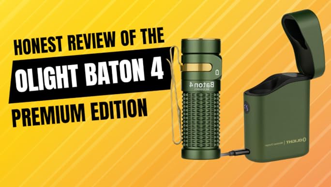 OLIGHT Baton4 Premium Edition EDC Flashlights 1300 Lumens