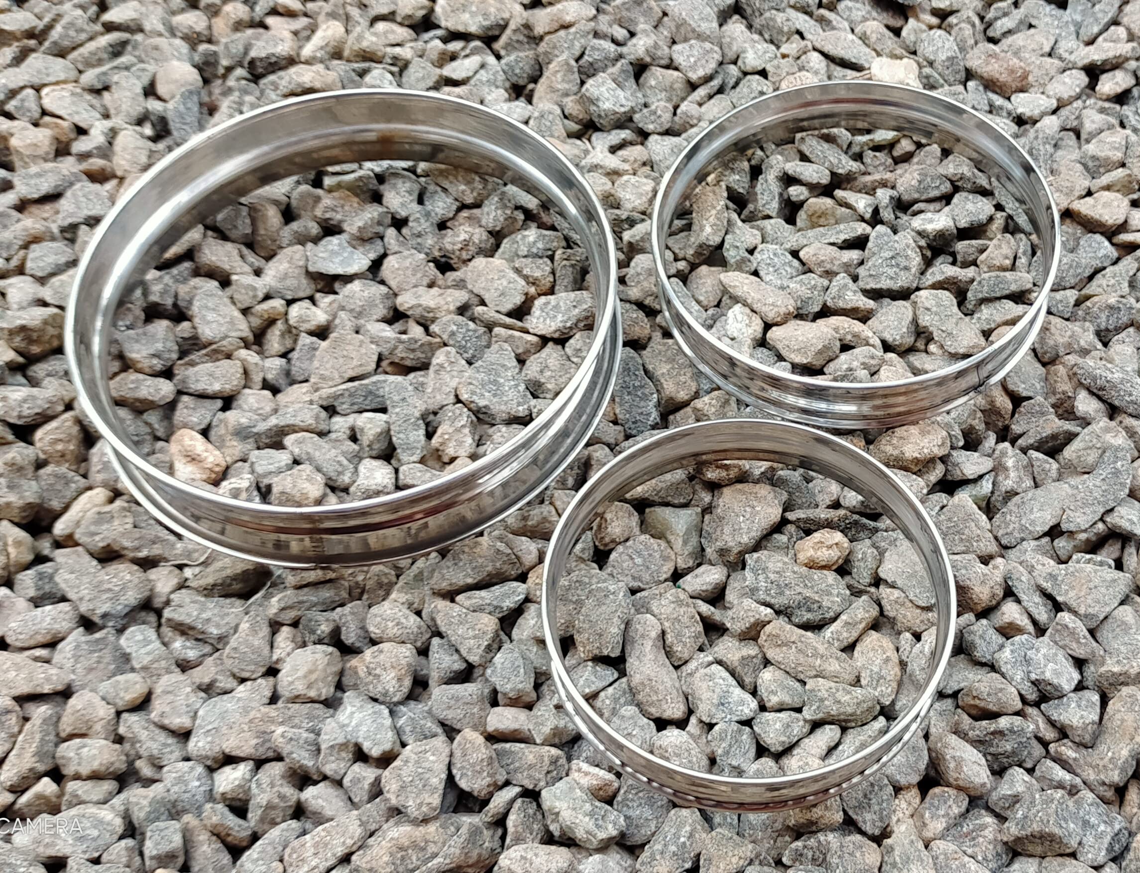 Stainless Steel Patila Ring Set - Heat Protection -4