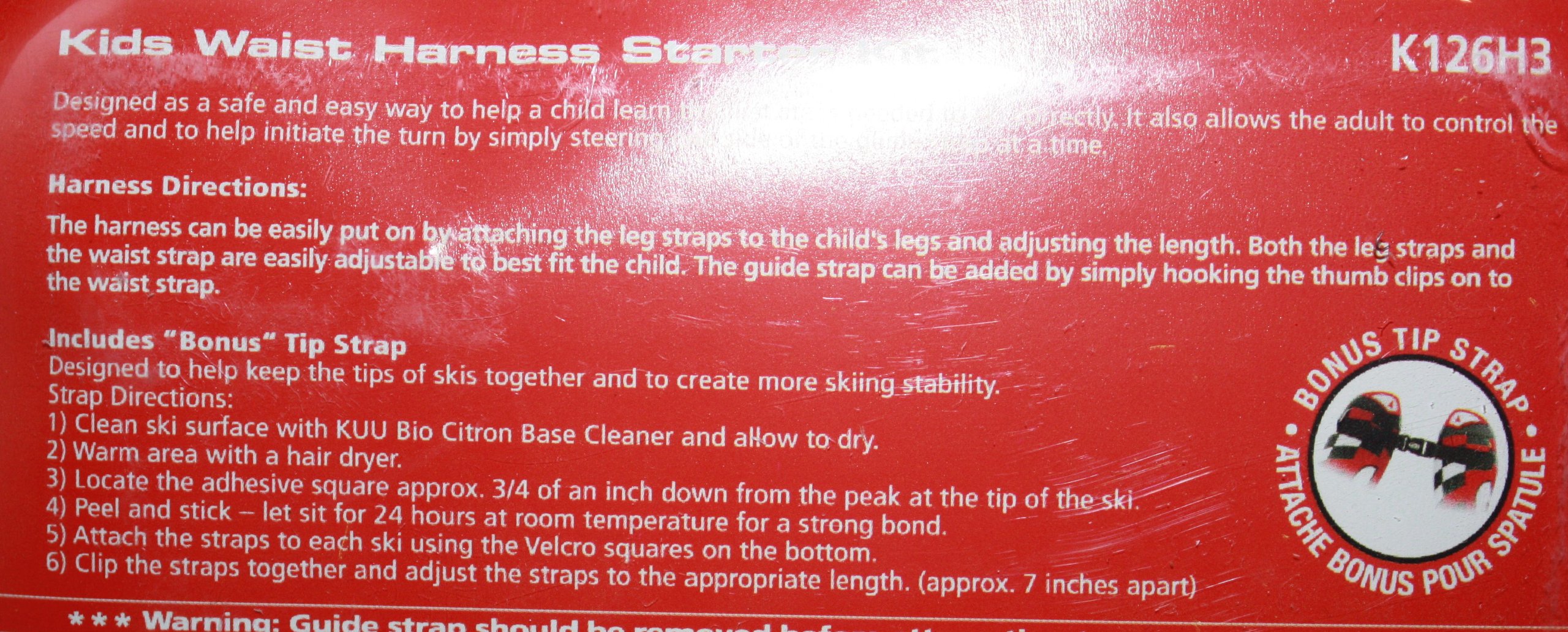 harnais de ski pour enfants Kuu