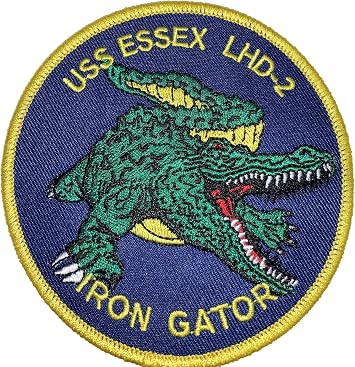 USS Essex Gator LHD-2 Patch Sew On