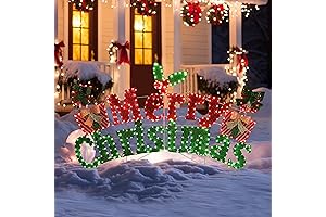 VEIKOU Outdoor Lighted Christmas Sign