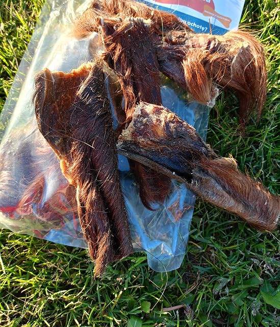 Foto 6 de 8 de Piel de caballo seca para perros, artículo masticable de caballo duro, aperitivo para masticar y recompensa