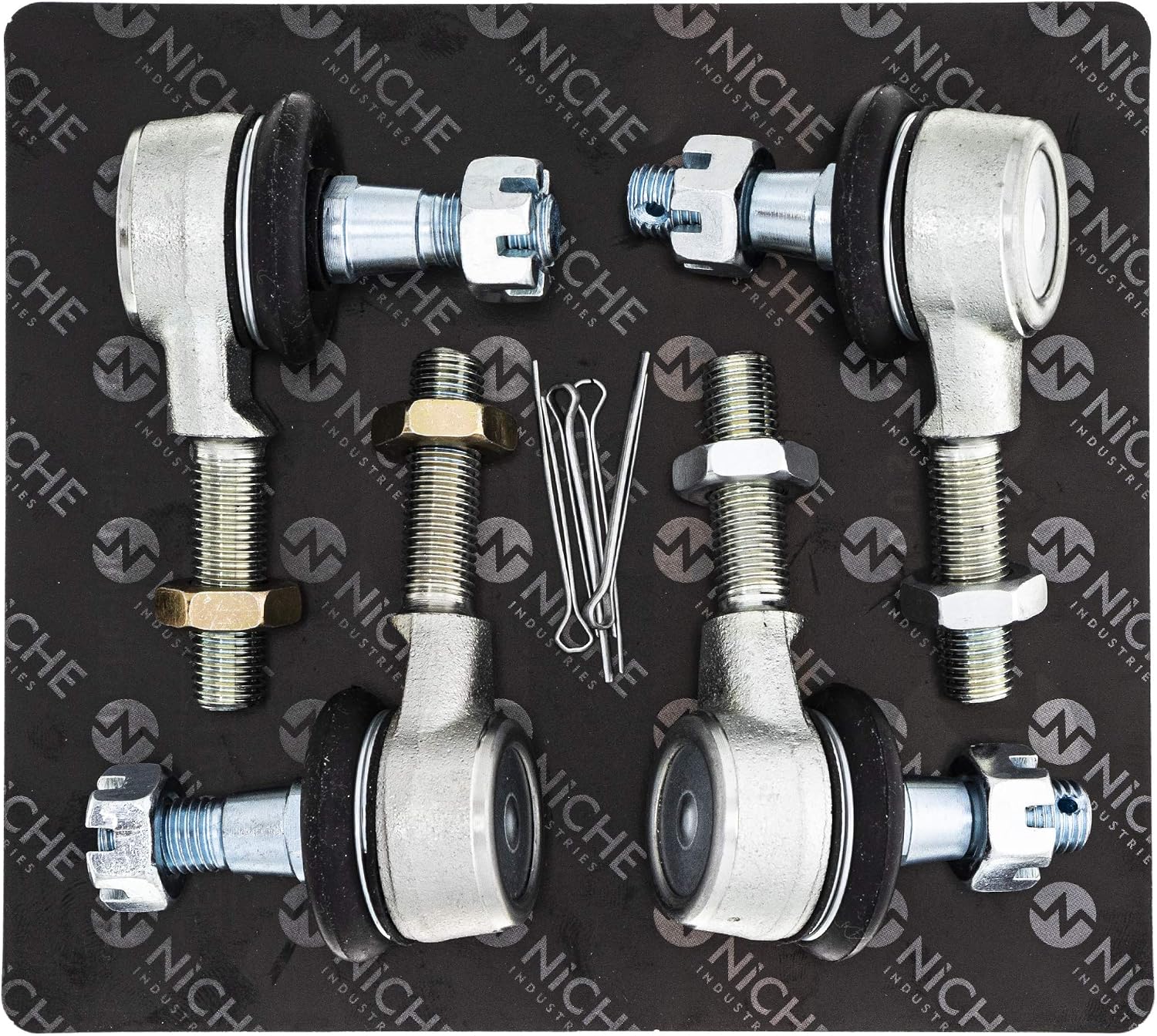 NICHE Tie Rod End Kit for Yamaha Grizzly 300 YFM300G 1SC-F3845-00-00 1SC-F3841-00-00 ATV