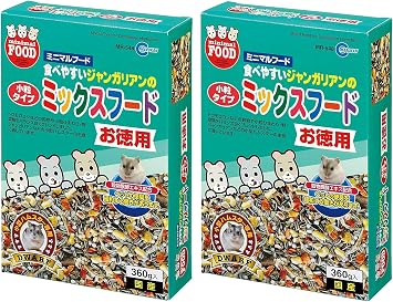Minimal Land Jangarian Mixed Food Small Granules Value 12.6 oz 360 g x 2 Packs Bulk Purchase Small Hamster 12.2 oz 360 g 2