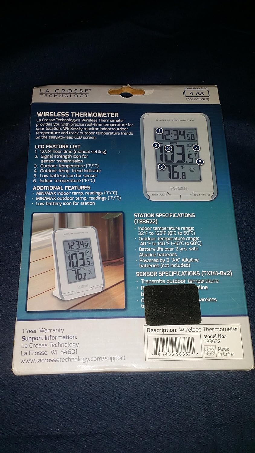 LA CROSSE Weather Stat Digital Thermometer