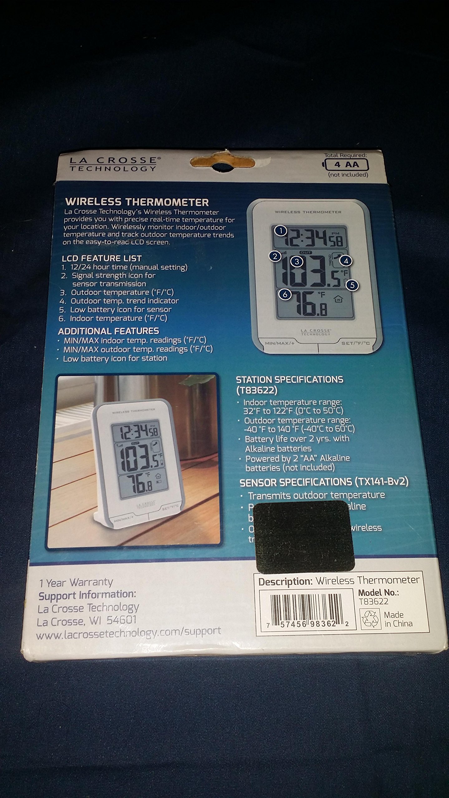 LA CROSSE Weather Stat Digital Thermometer