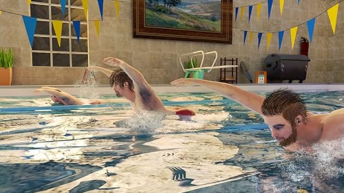 US Swimming Pool Race Game: Summer Sports Water Challenge