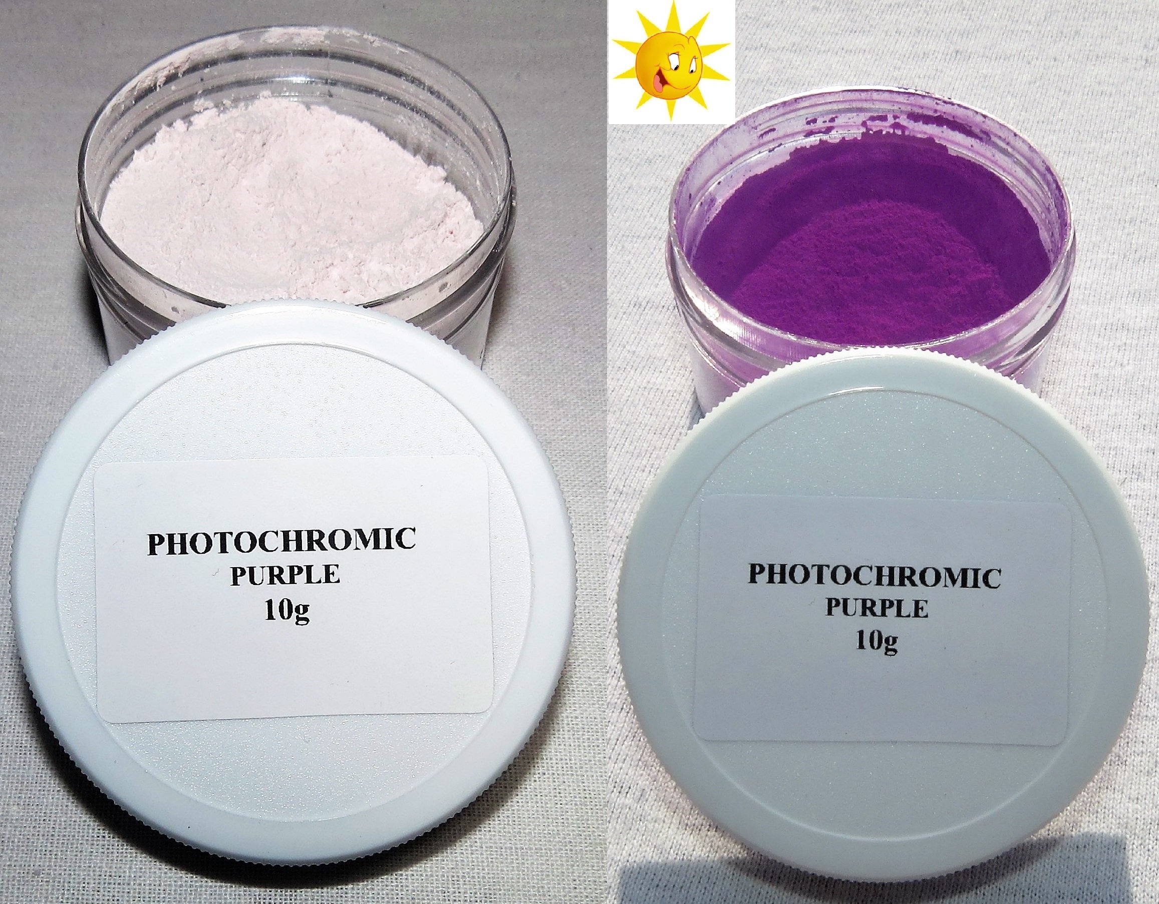 Buy PhotoChromic Pigment that changes colors when exposed to Sunlight