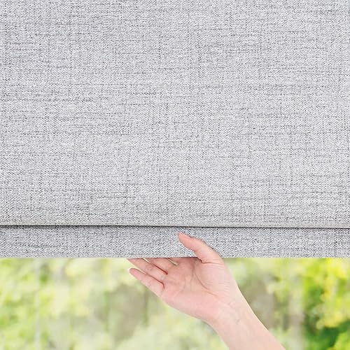 Miniatura 3 de Persianas romanas grises, persianas romanas sin cordones de alta calidad, persianas romanas de tela lavable a medida para ventanas, puertas, puertas