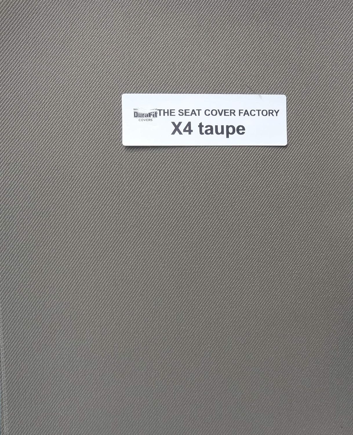 Durafit Seat Covers, Made to fit 2000-2004 Tundra Front 40/60 Split Seats with Fold Down Console. Taupe Automotive Twill.