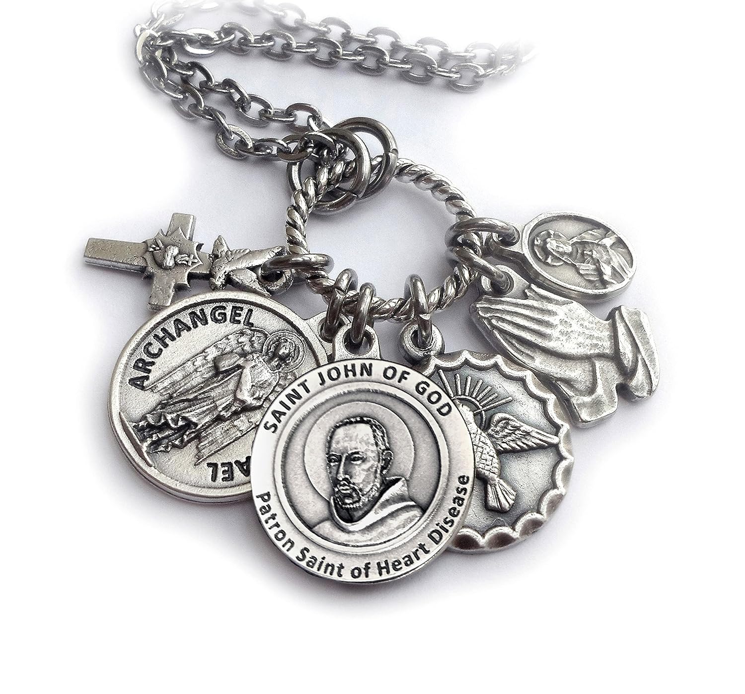 Heart Disease Healing Prayer Keychain 