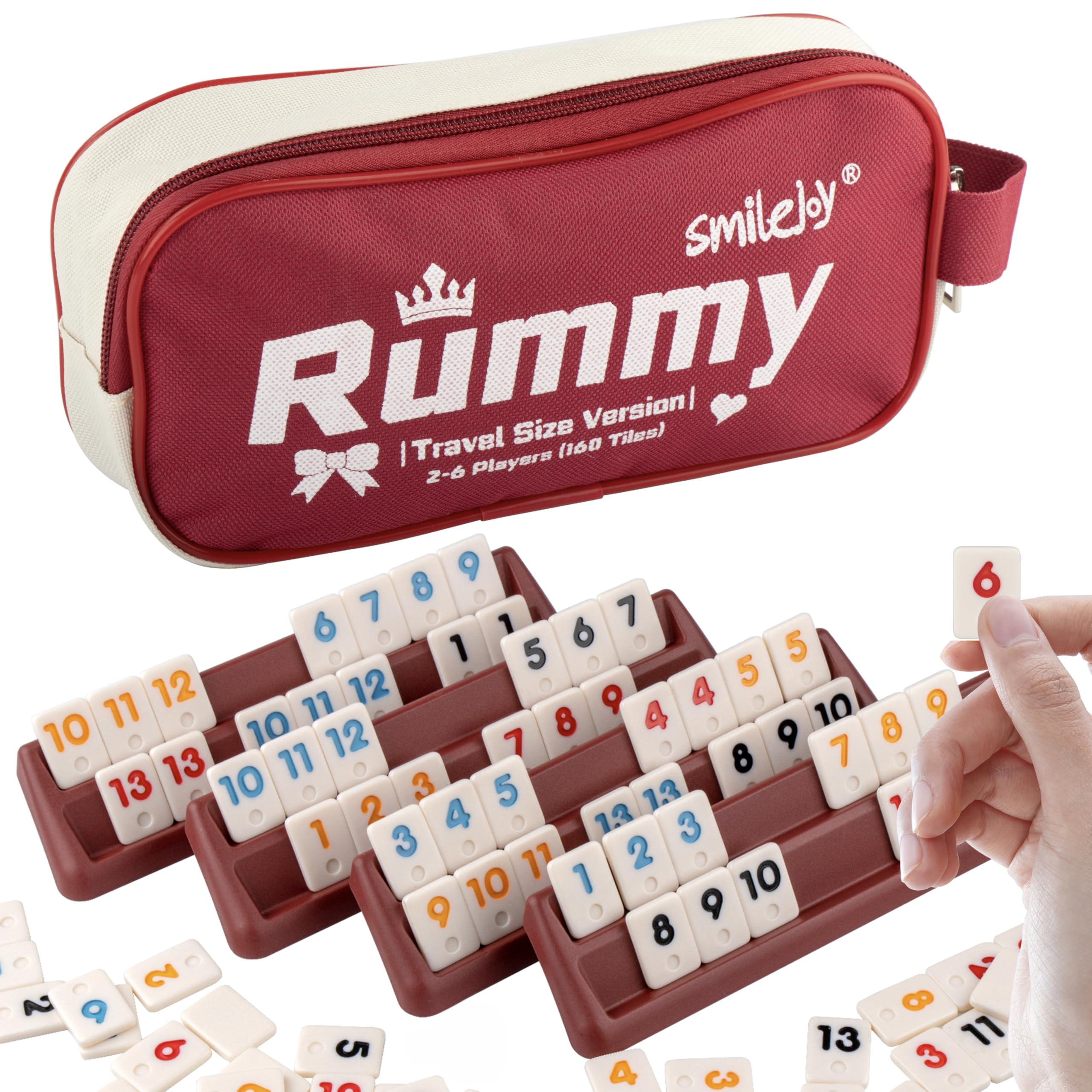 Amazon.com: Smilejoy Mini Rummy Cube Six Player Edition, Travel