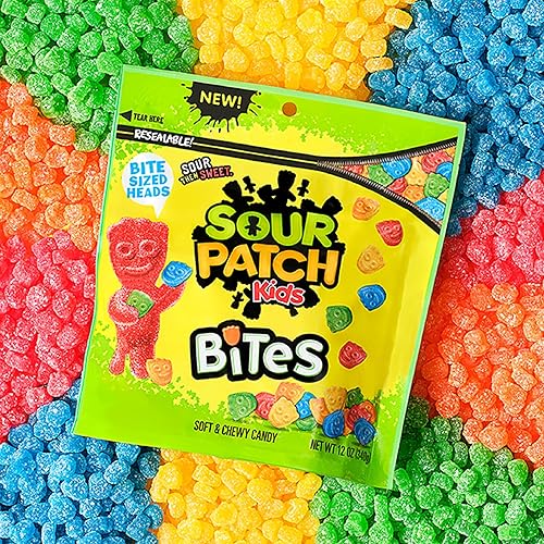 Miniatura 6 de SOUR PATCH KIDS Bocaditos Dulces Suaves y Masticables, 12 oz