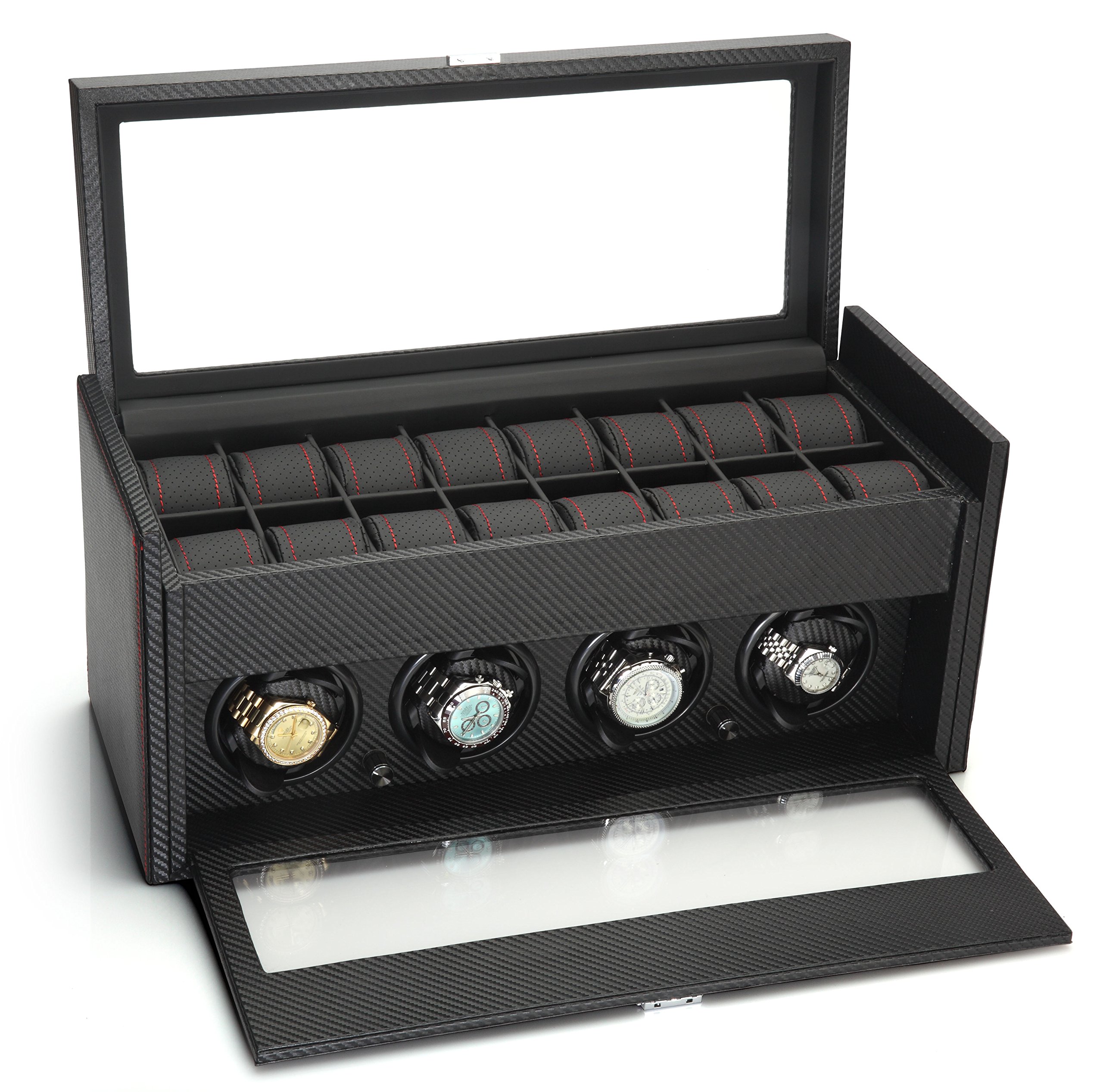 Diplomat 34-704 Modena Handmade Leather Synthetic Watch Winder