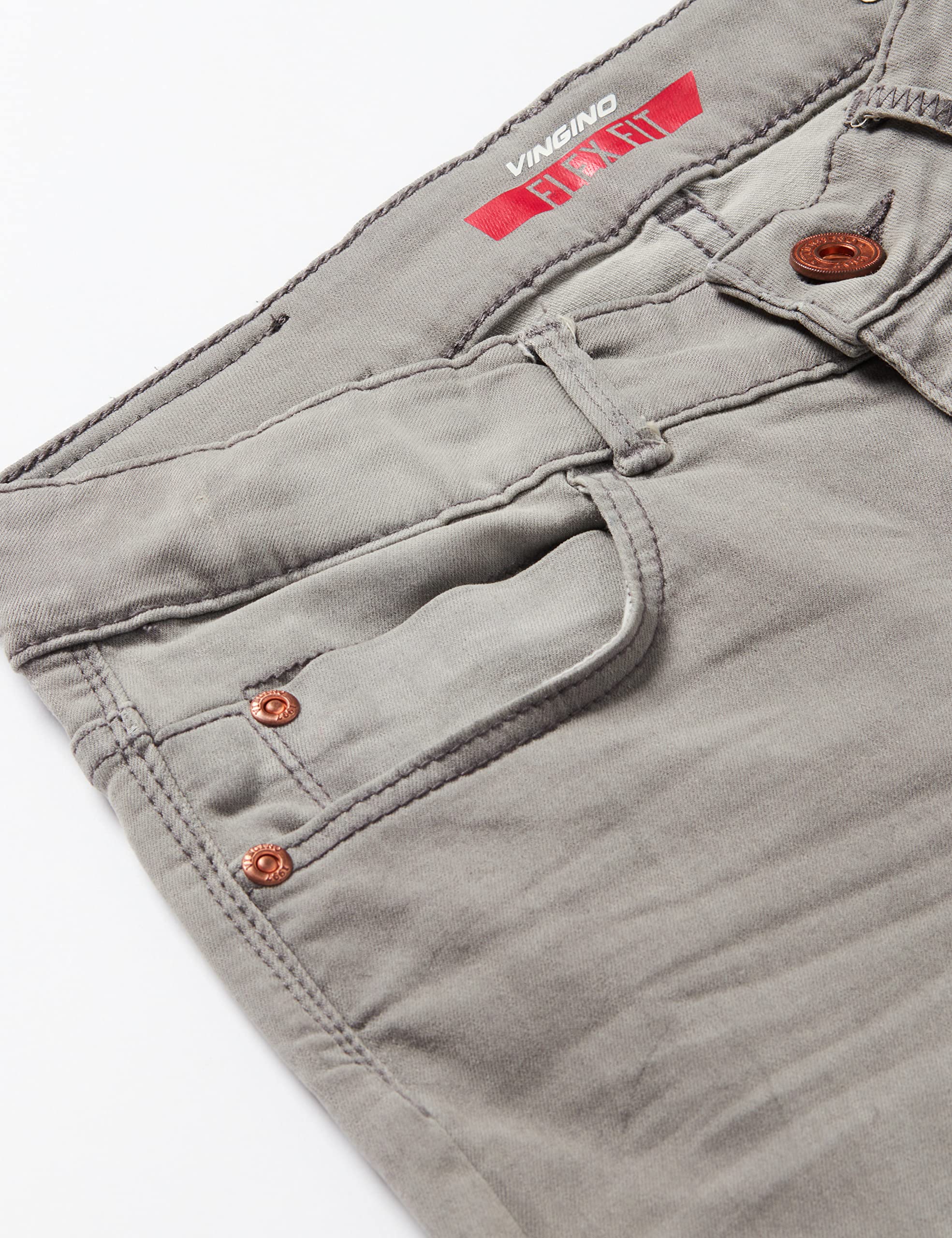 Vingino Bettine, Jeans Ragazze, Light Grey,