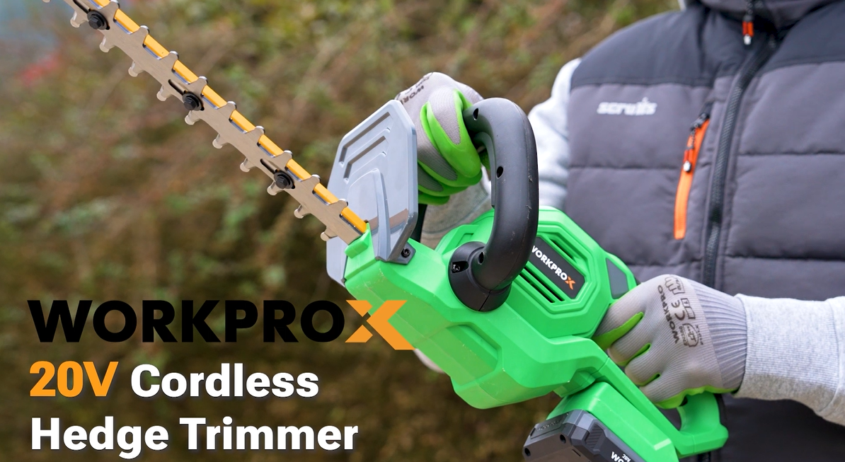 Amazon.com : WORKPROX 20V Cordless Hedge Trimmer, Electric Bush