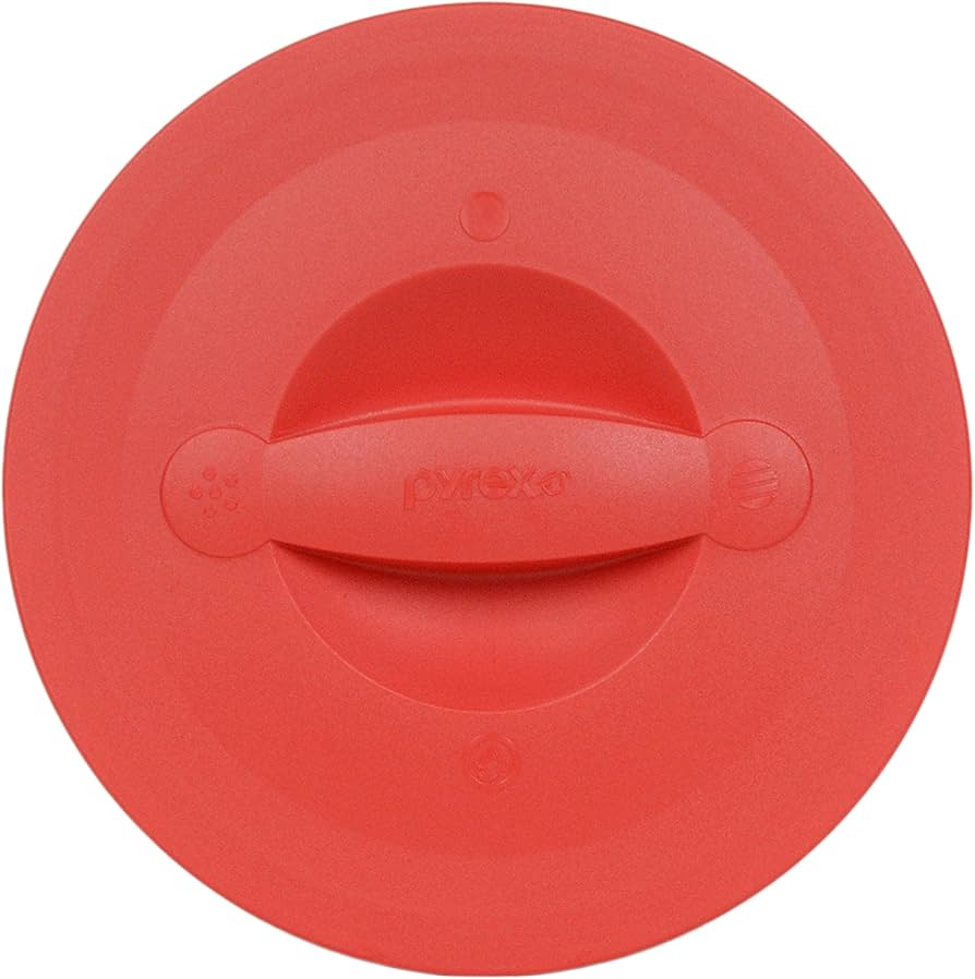 Amazon.com: Pyrex 564-PC Red 8 Cup Measuring Cup Lid, Made in USA