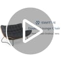 Outdoor Papasan Loveseat, Oversized Double Wicker Egg Chair with Cushion, All-Weather Rattan 2-Seater Patio Lounge Chair for Balcony, Backyard, Poolside, Porch, Khaki image 7