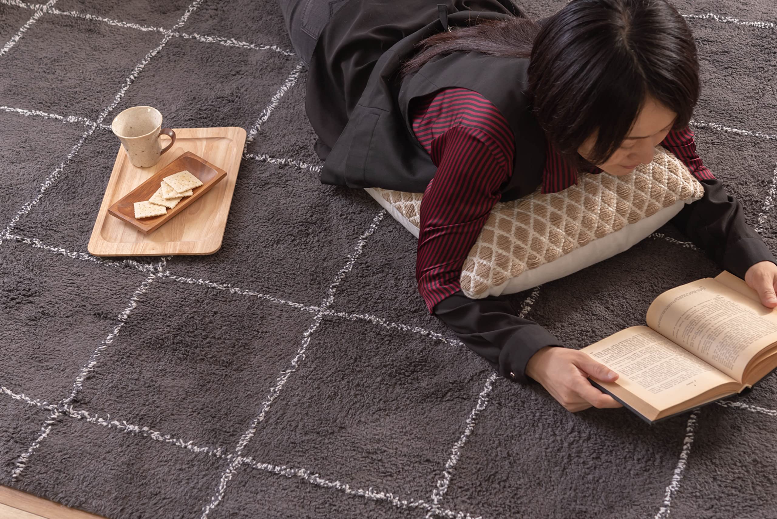 【メーカー直送】東谷 TTR-184GY ラグ（グレー） Azumaya Amazon｜東谷 ラグ グレー TTR-184GY｜ラグ オンライン通販