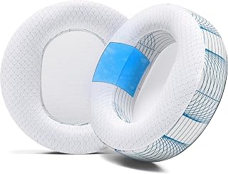 WC Freeze Maxwell - Cooling Gel Replacement Earpads for Audeze Maxwell Headphones by Wicked Cushions - Elevate Comfort, Durability, Thickness & Sound Isolation for Epic Gaming Sessions | Ivory Tide