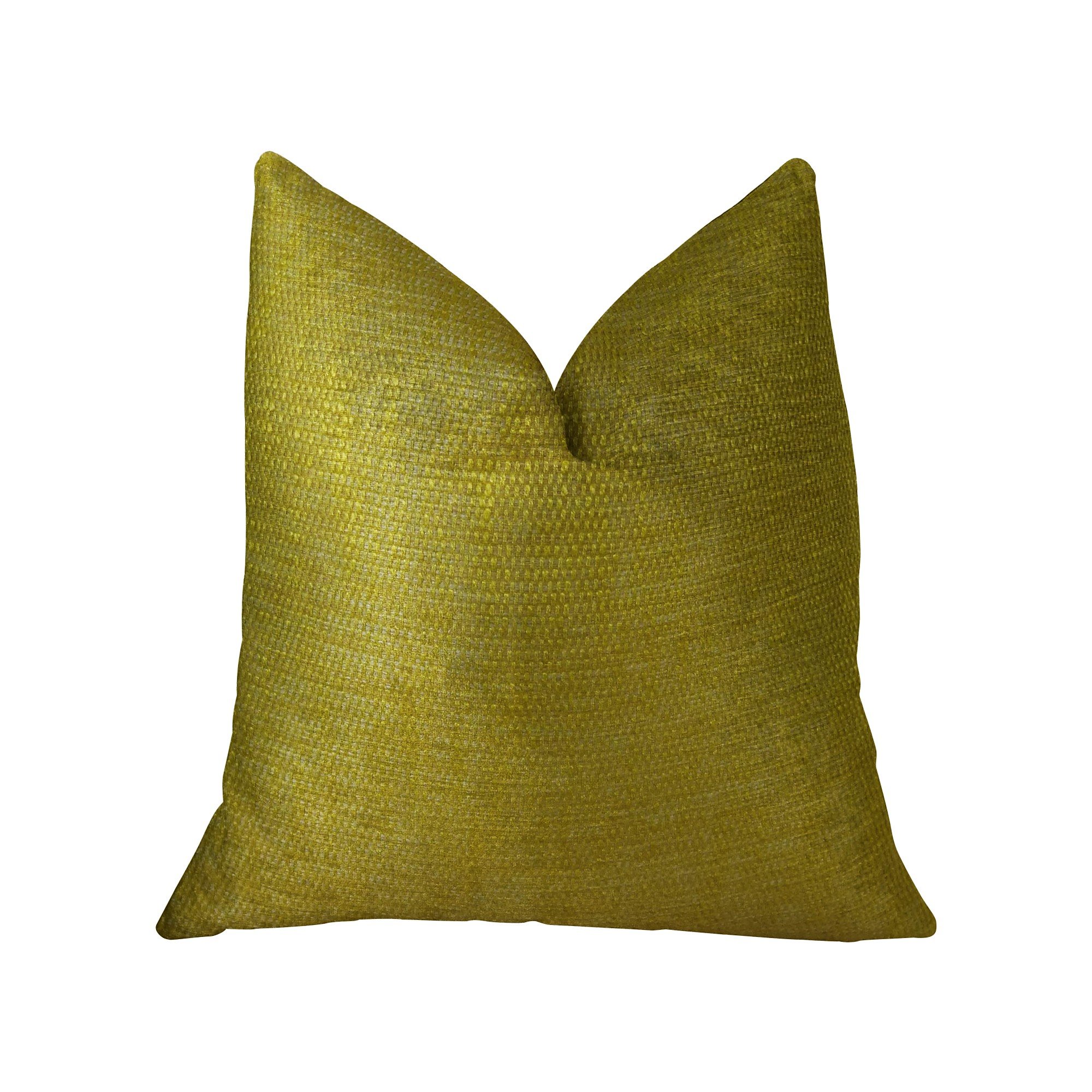 Plutus Brands Plutus Deep Lemon Grass Handmade Luxury Pillow 20 x 20