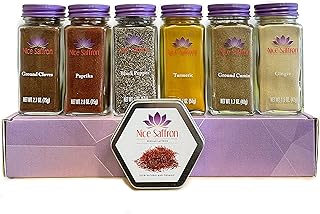 6 Pack Spices & Saffron Cooking Gift Set (Moroccan)