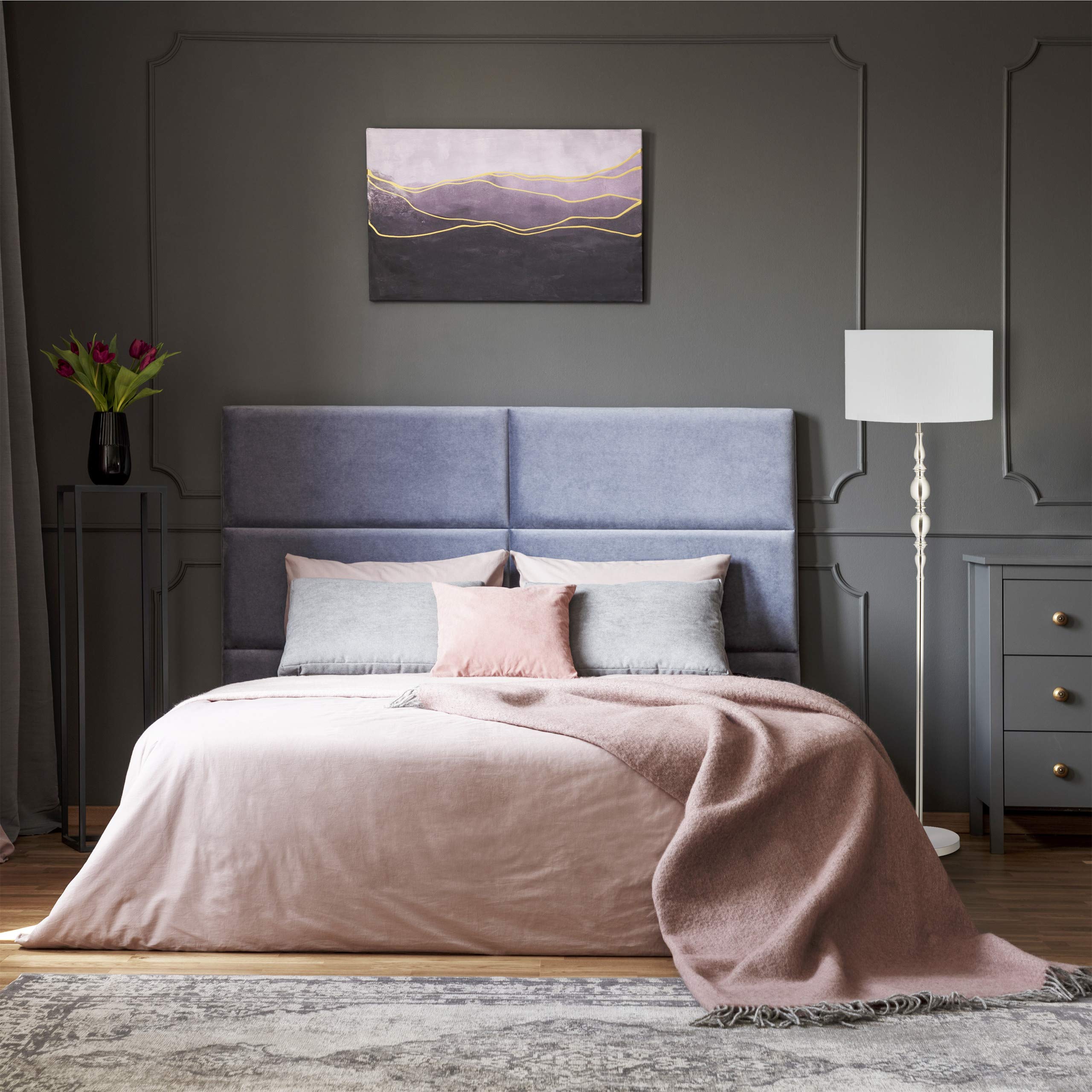 Relaxdays Lampada da Terra, Piantana Salotto E27, Cavo, Paralume Stoffa Ø 43 cm, Design Vintage, 155 cm, Bianco/Argento