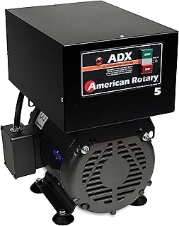 Rotary Phase Converter 5 HP 1 to 3 Phase - CNC Extreme Duty American Made ADX5F - coolthings.us