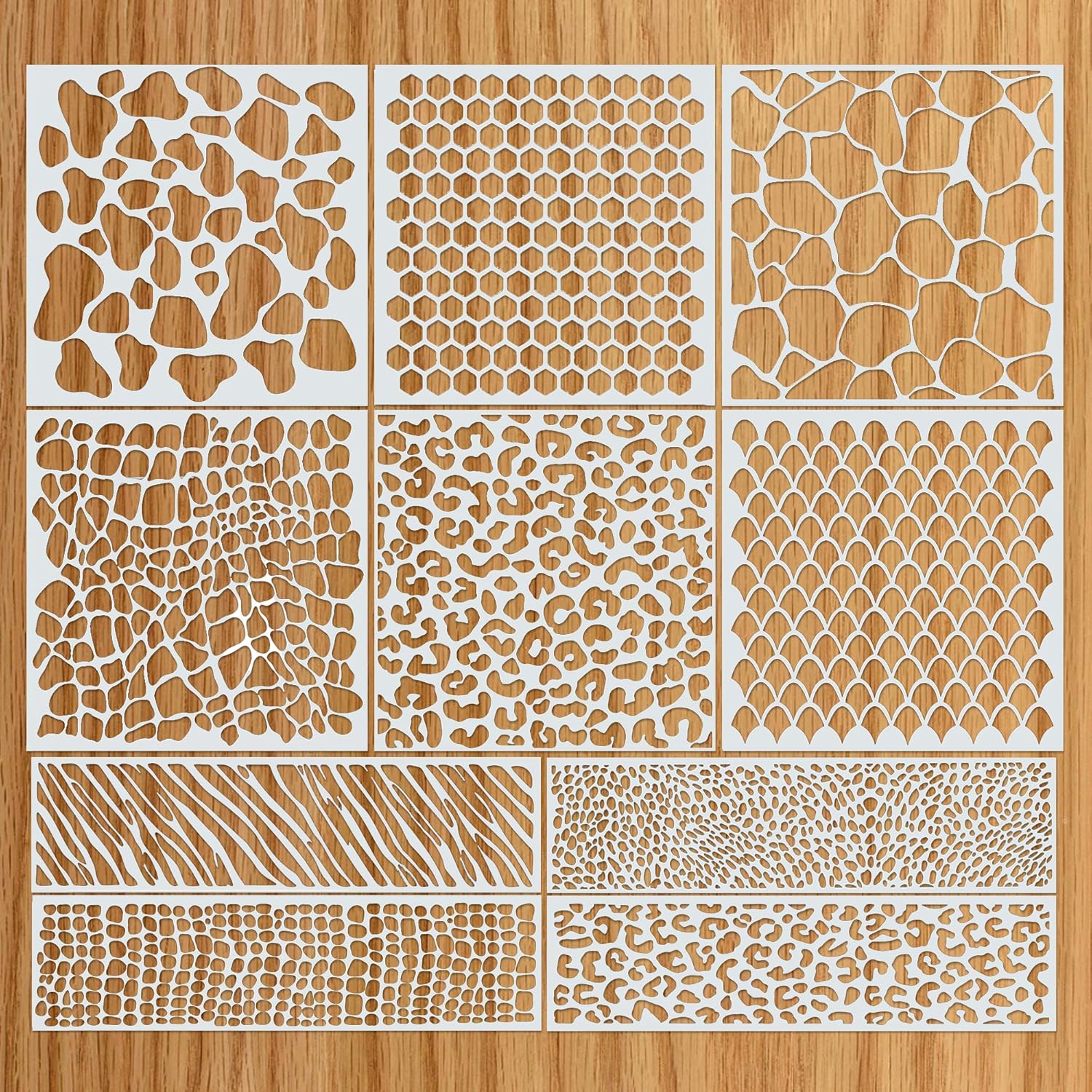 Stencils and Templates for Painting Baking Drawing Stencils for