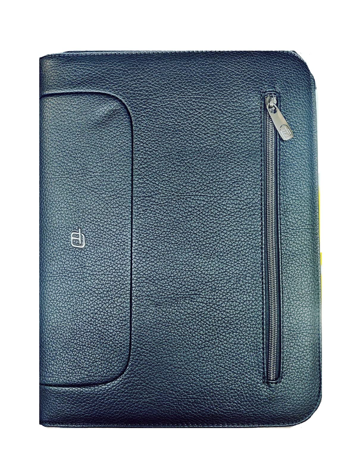 Portablocco con Zip in Pelle INTEMPO A4 "GATE" Grigio Porta Blocco Documenti