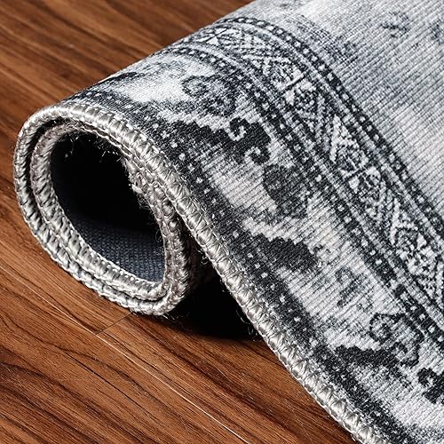 Miniatura 39 de Superior Alfombra de área para interiores para sala de estar, dormitorio, cocina/comedor, oficina, única, alfombras con respaldo de algodón, Athena