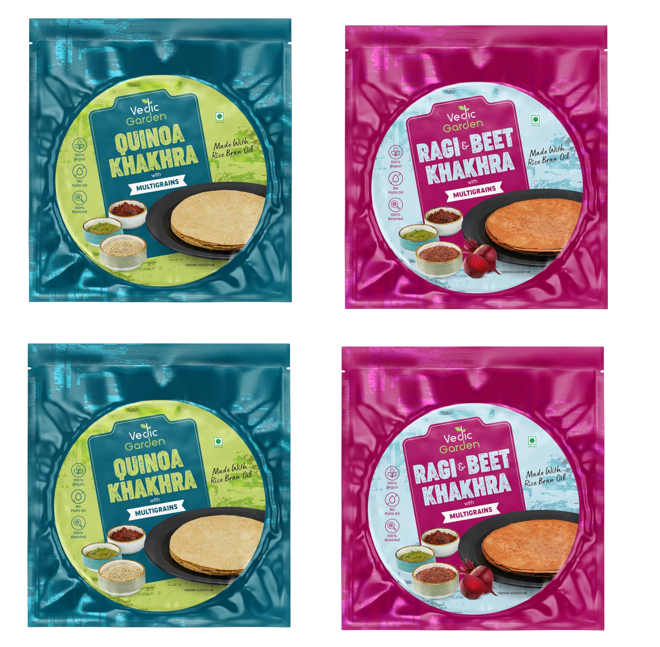 See full amazon price history chart for Vedic Garden Healthy 2pcs Quinoa + 2pcs Ragi Beet Khakhra With Multigrain I No Palm Oil I 100% Roasted Khakra I High in Protein & Fiber I Diet Snack for Weight Loss I Crispy Traditional Indian Snacks Vedic Garden Healthy 2pcs Quinoa + 2pcs Ragi Beet Khakhra With Multigrain I No Palm Oil I 100% Roasted Khakra I High in Protein & Fiber I Diet Snack for Weight Loss I Crispy Traditional Indian Snacks (B0BSH62RPZ) Amazon Price History, Amazon Price Tracker