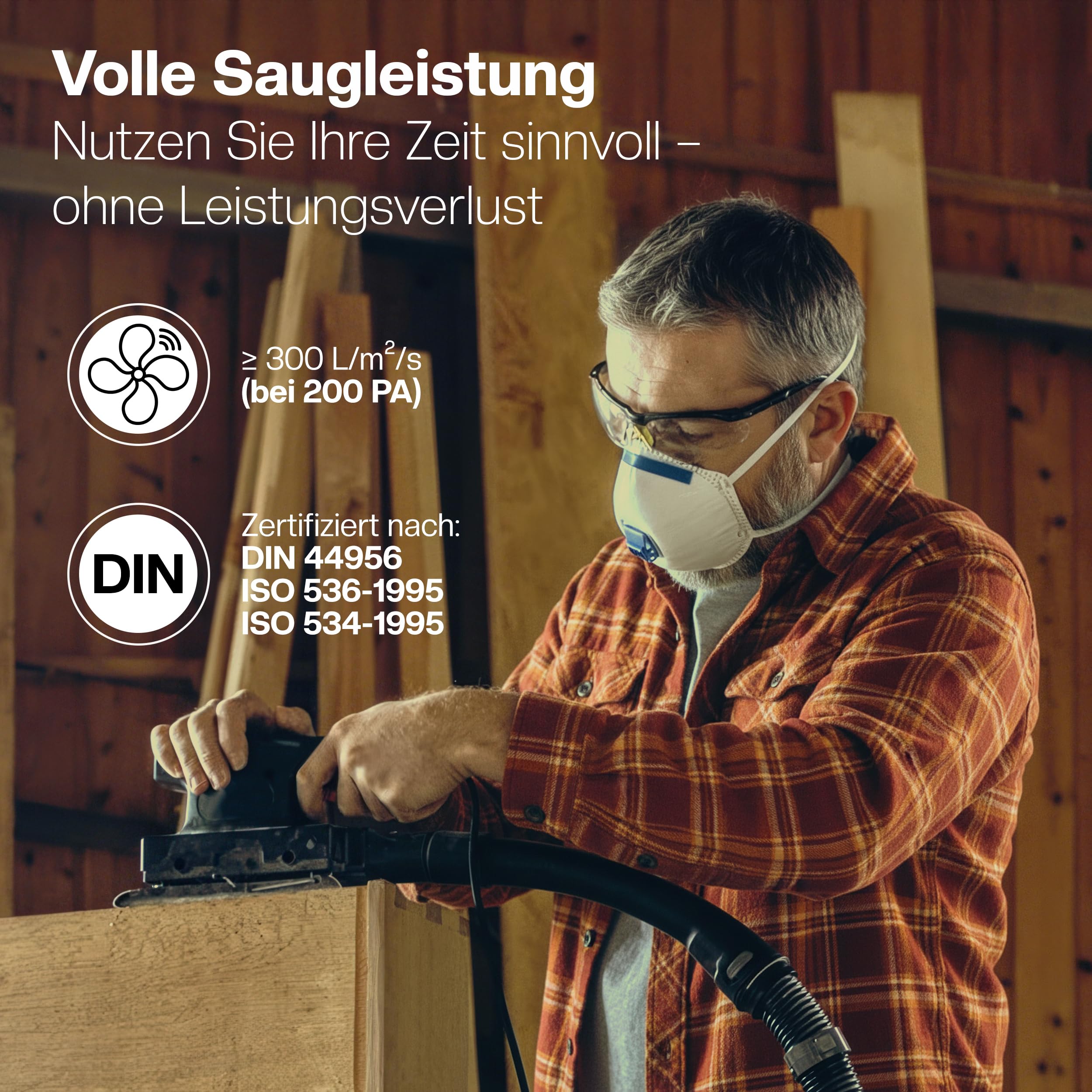 3er-Pack Flachfaltenfilter Für WD4, WD5, WD6 / MV4 Produktbild-Vorschau 3
