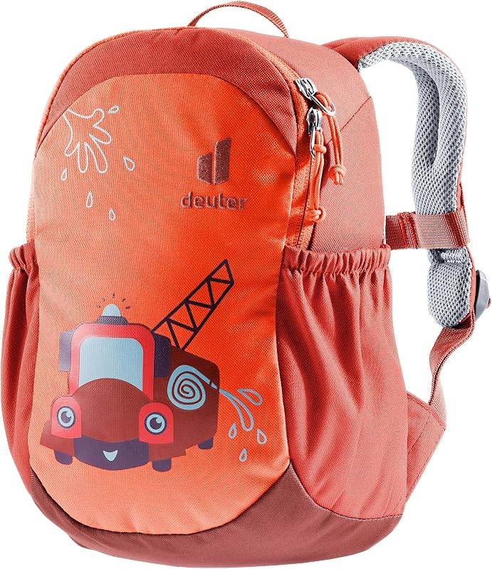 Deuter Pico Mochila preescolar para niños I Mochila, mochila para el colegio y senderismo I A partir de 2 años - Papaya-Lava