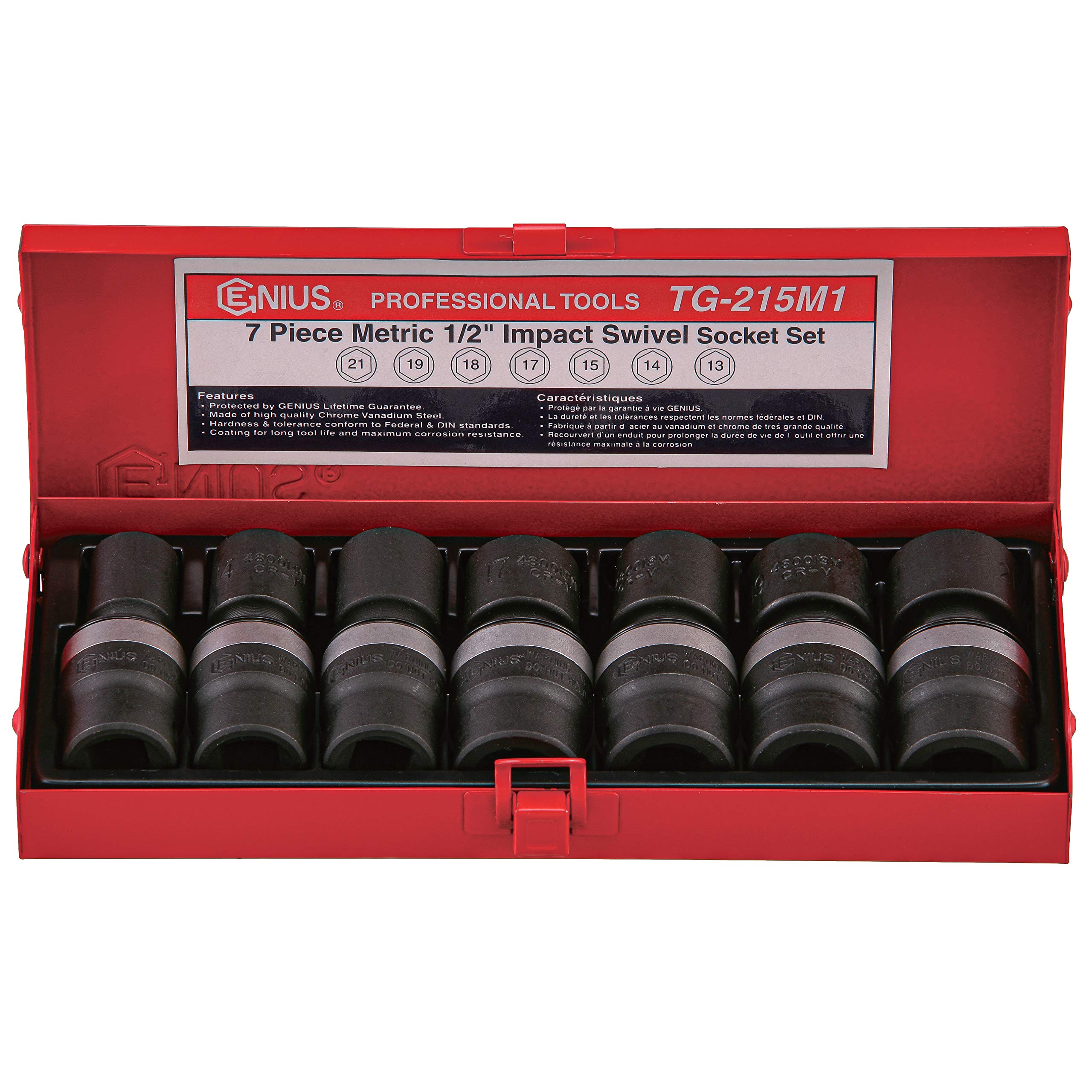 GENIUS TOOLS 7PC 1/2