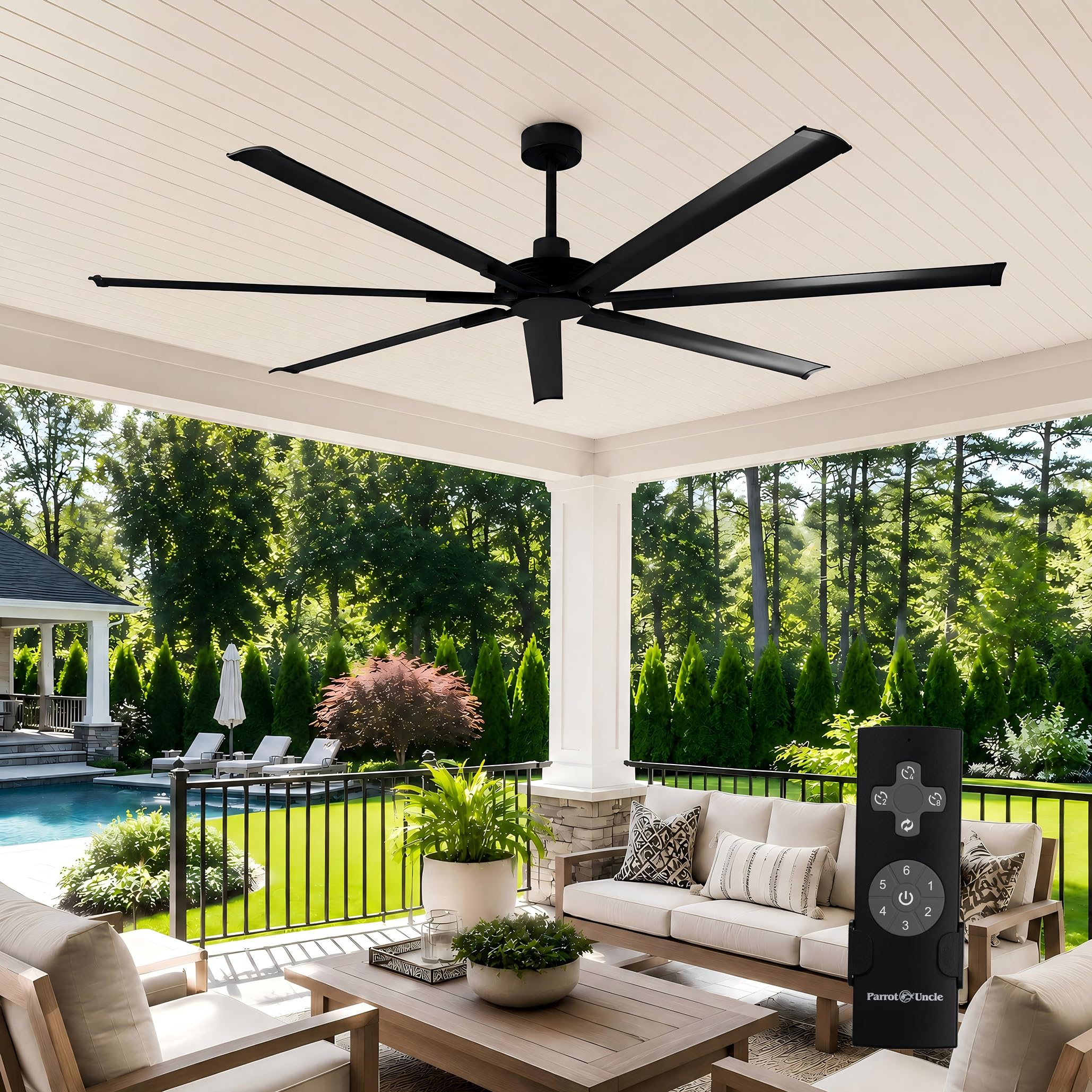 Parrot Uncle 100 Inch Industrial Ceiling Fan