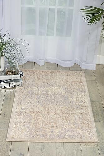 Home Graphic Illusions Ivory 3'6" x 5'6" Area Rug -