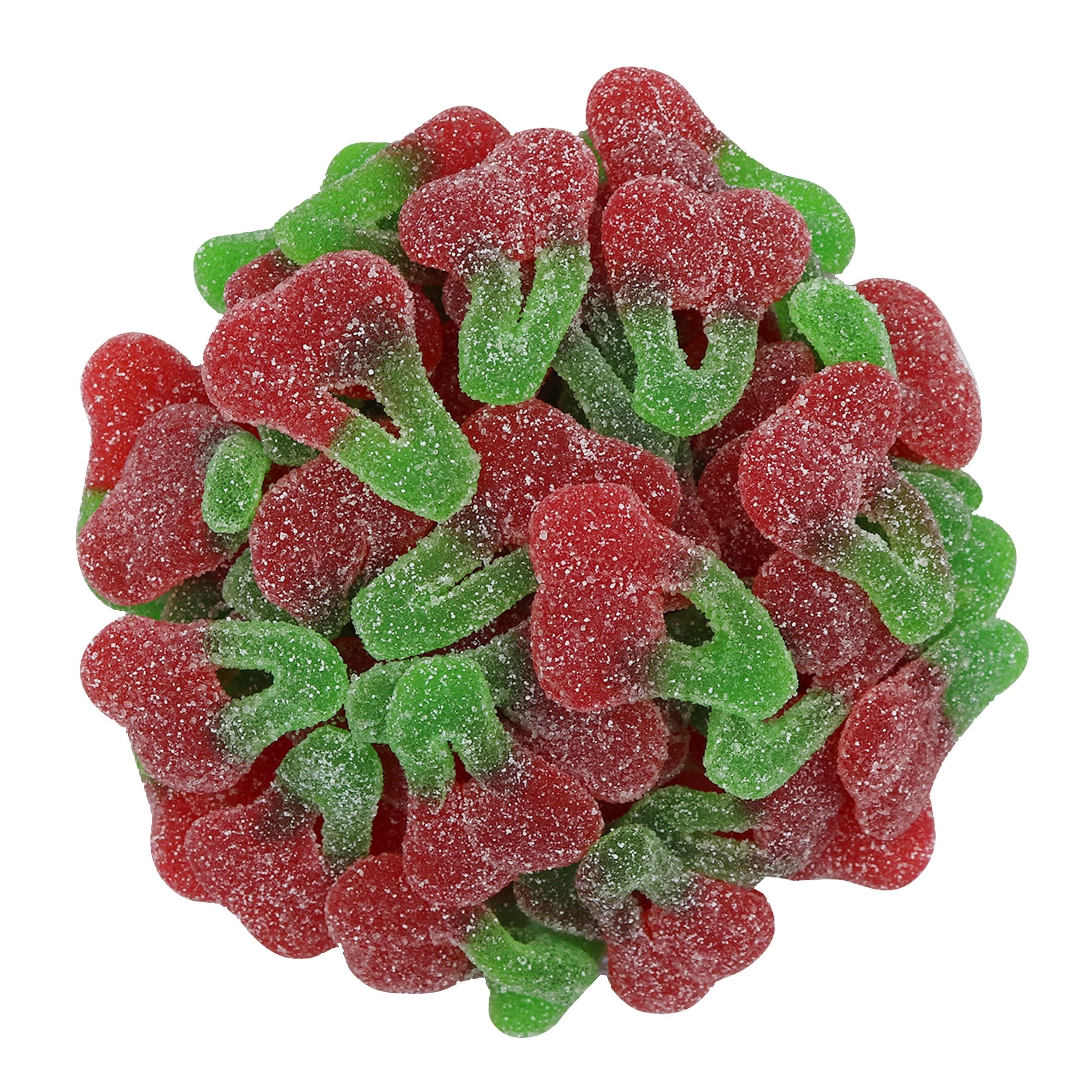Smarty Stop Sour Twin Cherries Gummy Candy (1 Pound)