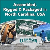 Vista 6 de Clarkspoon Kit de cepilladora lista para pescar Cepilladora tamaño 1 con tamaño aparejo 00 Original Clarkspoon Configuración rápida y fácil