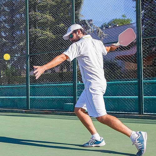 Miniatura 6 de Raqueta de pickleball FH-500 T700, raqueta de pickleball ofensiva de 0.551 in de grosor a dos manos, velocidad y control