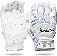 Franklin Sports Shok-Sorb X Padded Batting Gloves - Anti-Sting Protection for Baseball & Softball, Adult Youth Sizes