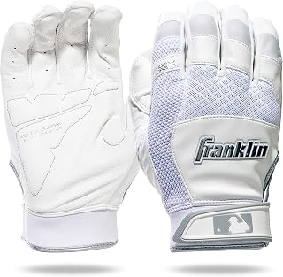 Franklin Sports Shok-Sorb X Padded Batting Gloves - Anti-Sting Protection for Baseball & Softball, Adult Youth Sizes