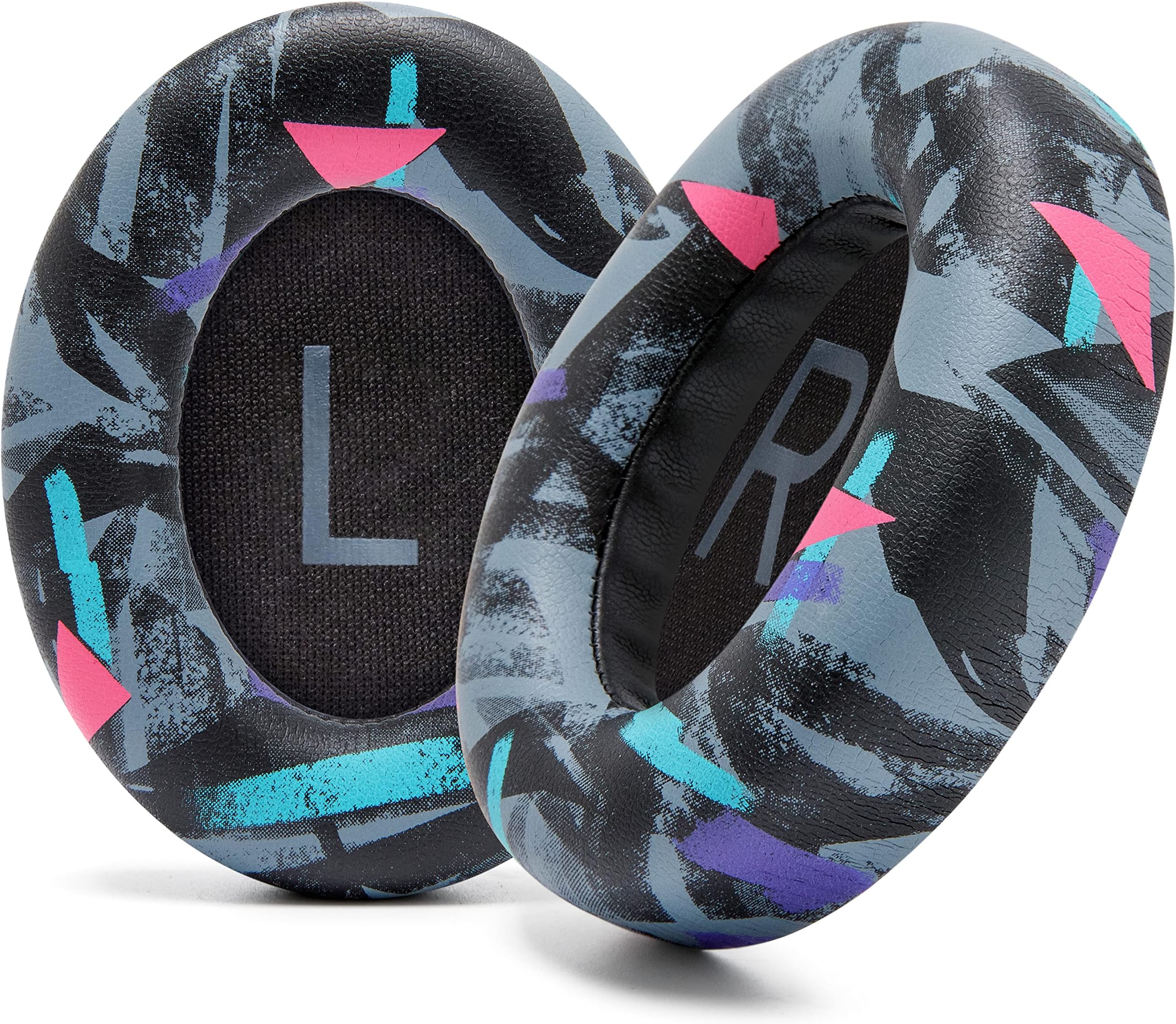 WC Wicked Cushions Thick Premium Replacement Earpads for Bose 700 Noise Cancelling Headphones (NC700) - 90s Black