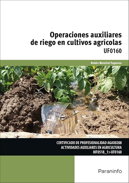 Portada de Operaciones Auxiliares de Riego en Cultivos Agrícolas