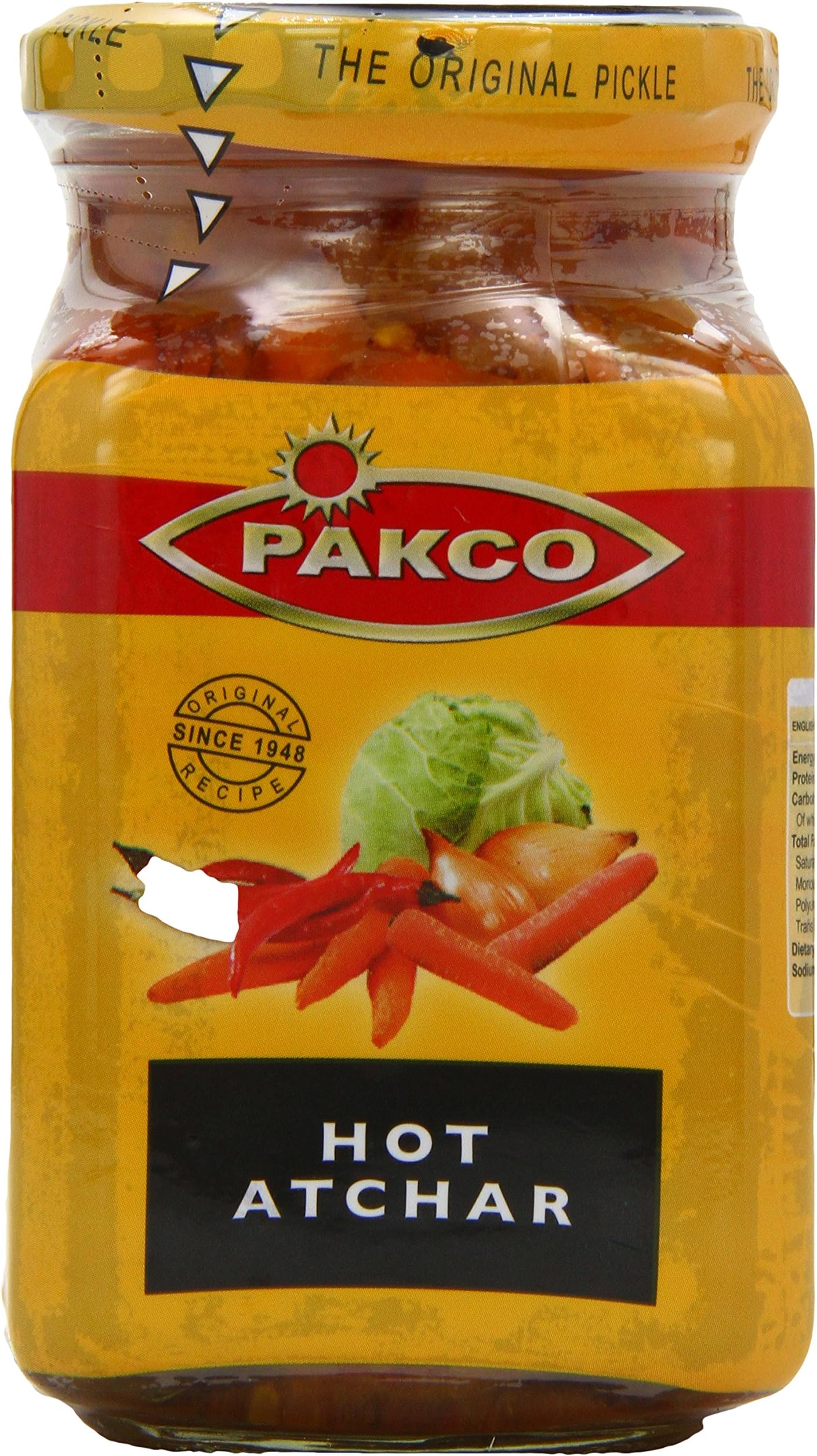 Pakco Hot Atchar 385 g (Pack of 6)