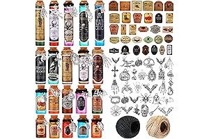 Hushee Halloween Potion Bottles Party Favors Set of 442 for Adults, Perfect...